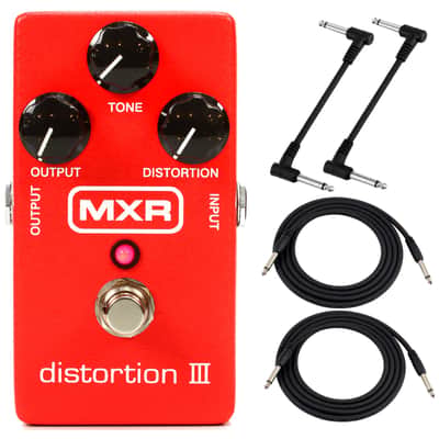 Dunlop MXR M115 Distortion III Guitar Effects Pedal with Cables image 1