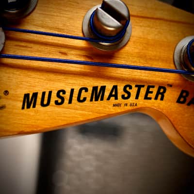 Fender Musicmaster Bass White Refinish 1978 image 13