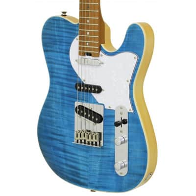Aria 615 MKII Nashville Poplar Body, Flamed Maple Top, Roasted Maple Neck, New, Free Shipping image 1