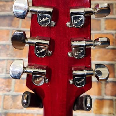 USA Hamer 1997 Studio Archtop Maple Flame Carved Top Cherry Sunburst And Hamer Hard Case image 4