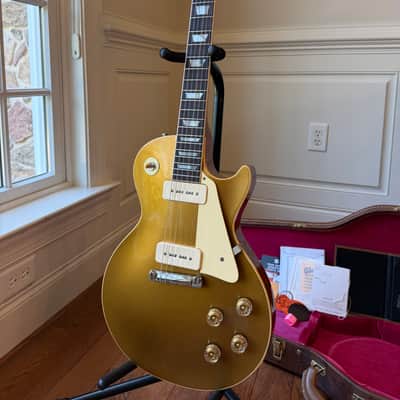 2026 Gibson Custom Shop Les Paul Standard ‘54 Reissue R4 VOS - Gold Top image 3