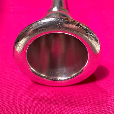 Antique Tuba Mouthpiece-All Plating Intact-Deep Funnel Shape Cup-Great Condition! image 3