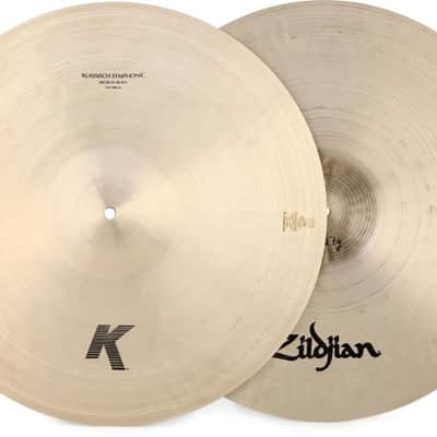 Zildjian K Klassisch Symphonic Hand Cymbals - 19 inches image 2