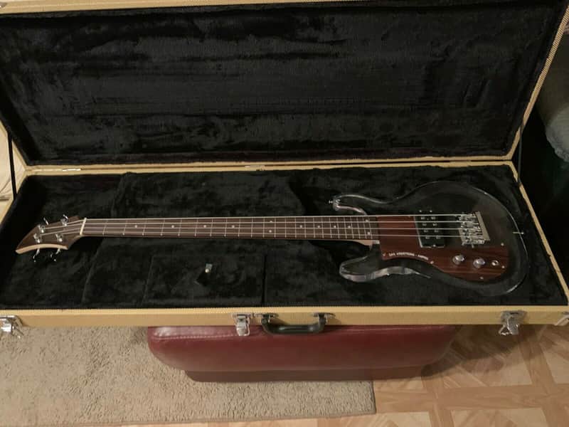 Left Handed 2017 Acrylic Bass guitar image 1