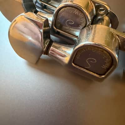 Schaller M6 3L 3R, 3+3 tuners [Made in W.Germany] 1970s-1980s - Chrome image 2