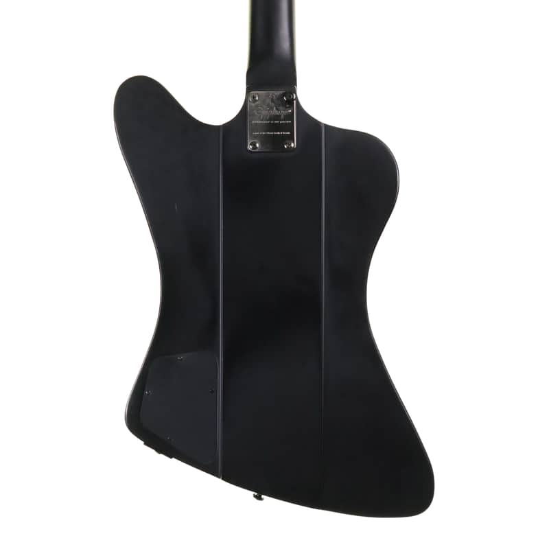 Epiphone Nikki Sixx Blackbird Bass Guitar Black with Case | Reverb