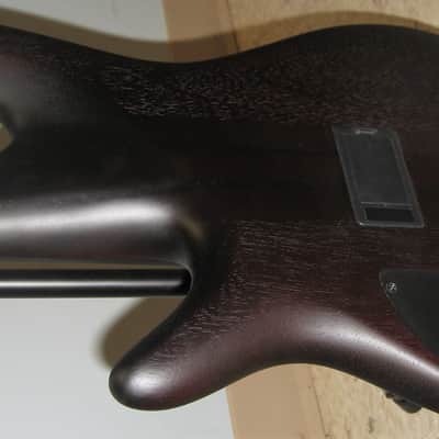 Ibanez SRF705 BBF Bass Workshop Fretless 5-String Electric Bass - Brown Burst Flat image 9