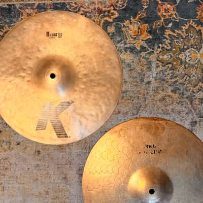 ULTRA CRISP Zildjian K/Z COMBO 13" Hihats 792 1498 g SEMI DRY SEMI DARK Don’t Pay $500! image 3
