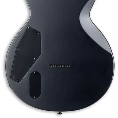 ESP LTD EC-1000 BARITONE Charcoal Metallic Satin image 2