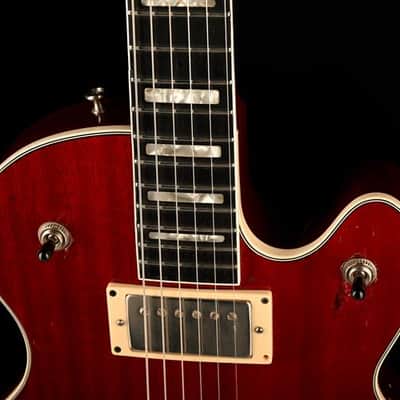 Vintage 1976 Hagstrom Swede Cherry Red Translucent With Case image 3