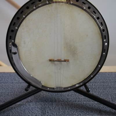 1930's Stromberg-Voisinet Serenader Carved Pearled 4-String Tenor Banjo image 4