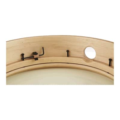 Latin Percussion 14" x 4" Tunable Tar Frame Drum - Black Fade image 5