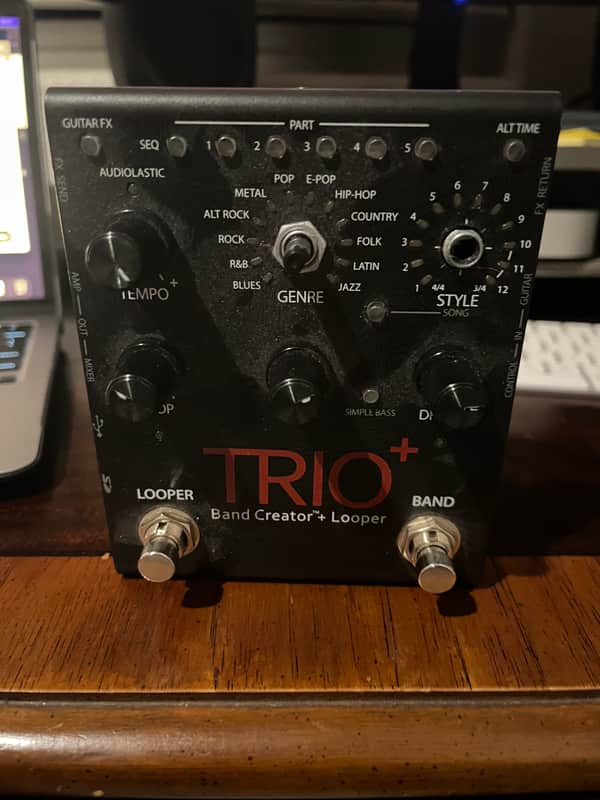 DigiTech TRIO Plus Band Creator + Looper 2016 - Present - Black image 1