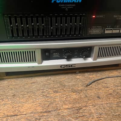 QSC GX7 2-Channel Power Amplifier 2010s - Silver image 3