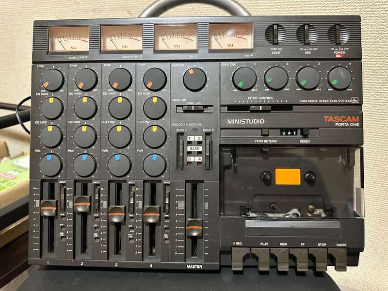 TASCAM Porta One Ministudio 4-Track Cassette Recorder serviced image 1