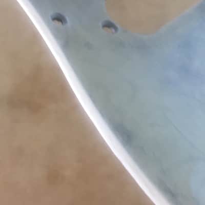 1980s Vintage Fender MIJ Japan 57 Reissue Strat Pickguard White Aged Relic Stratocaster JV image 13