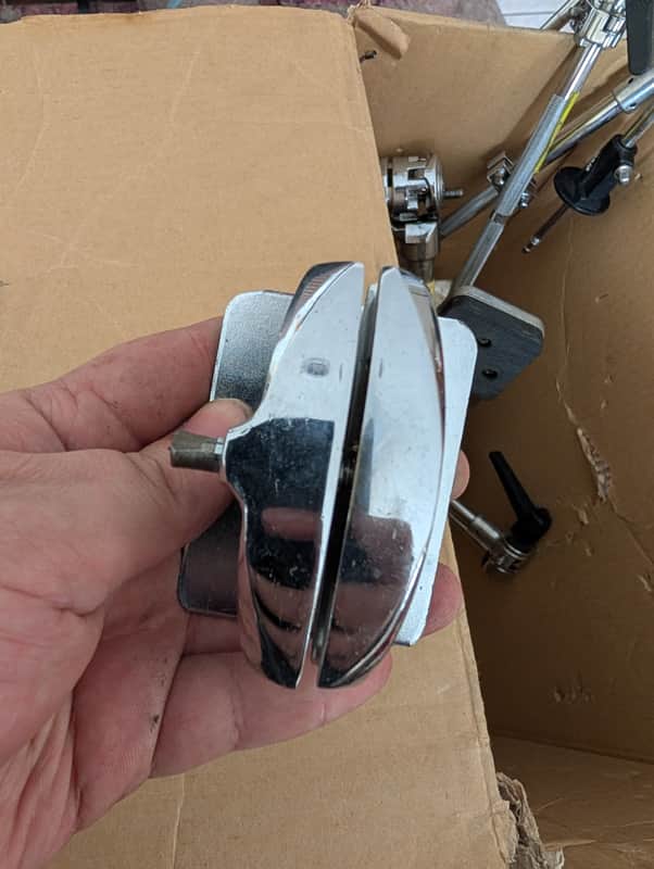 Vintage Sonor Mounting Bracket 1970s-1980s - Chrome