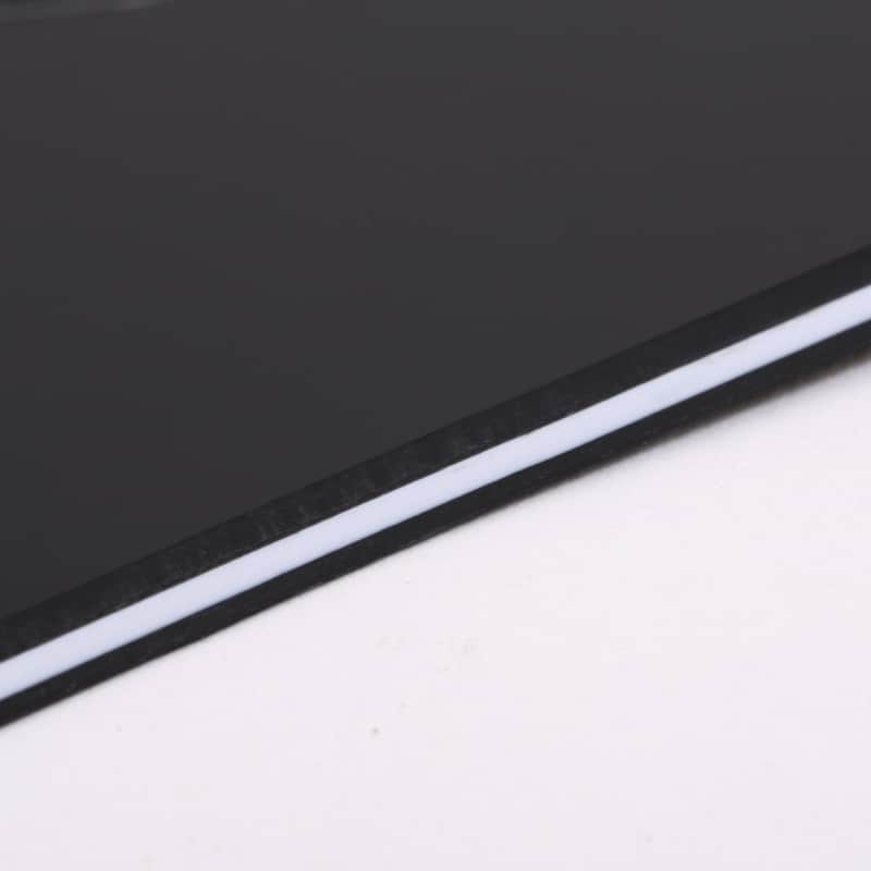 Brio Pickguard Blanks 12" x 17" 3 Ply Black image 1