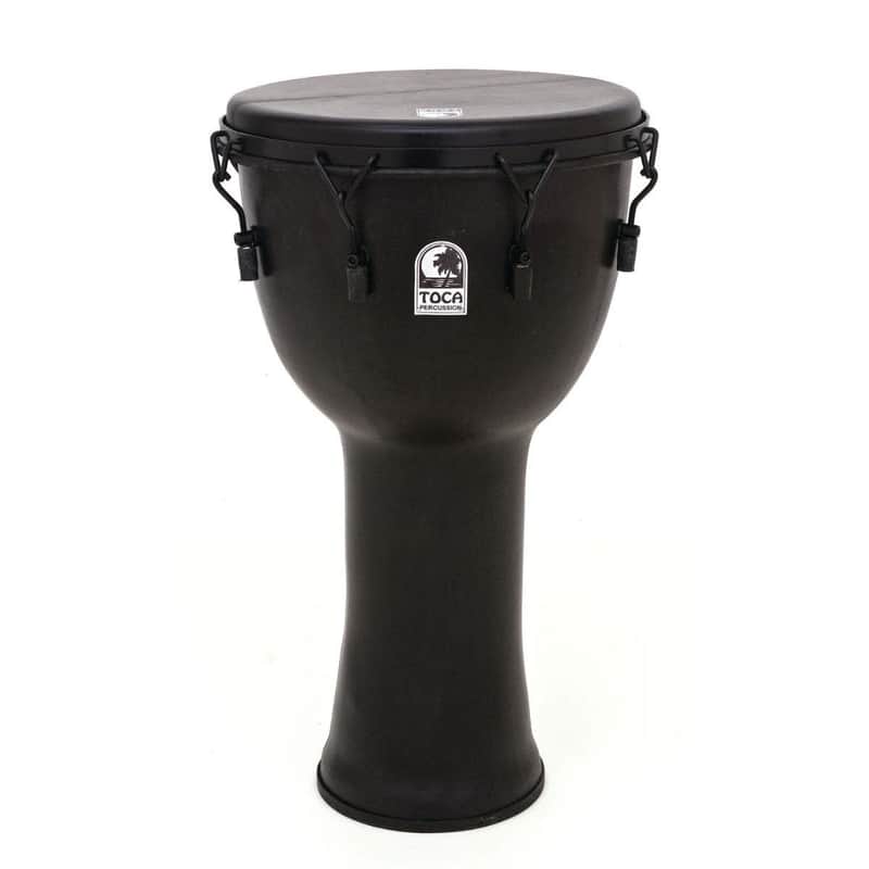 Toca Freestyle Black Mamba Mechanically Tuned 12" Djembe image 1