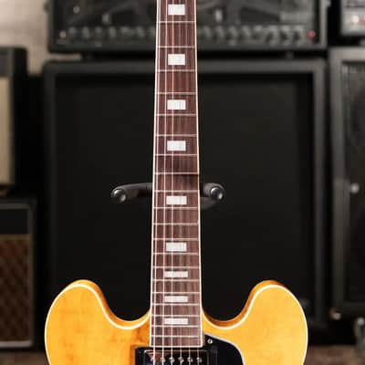Gibson ES-335 Figured Semi-Hollow Electric Guitar - Honey Amber with Hardshell Case image 5