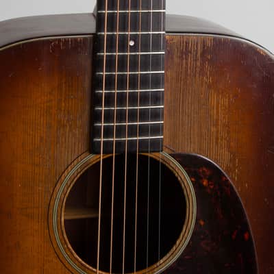C. F. Martin  D-18 Shade Top Flat Top Acoustic Guitar (1941), ser. #78979, black hard shell case. image 16