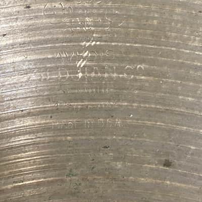 60s – 70s Zildjian Top / pre-Sabian Zil Co by AZ Co Bottom  14” hi hats image 9