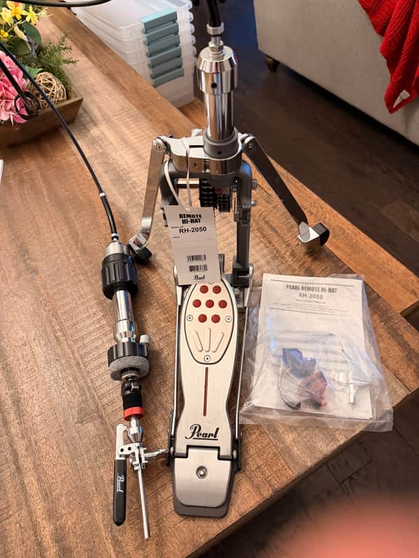 Pearl RH2050 Eliminator Redline Double Braced Remote Hi-Hat Stand - LIKE NEW image 1