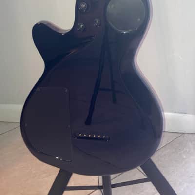 Godin LGX-SA with AA Flame Maple Top synth access - Cognac Burst image 13
