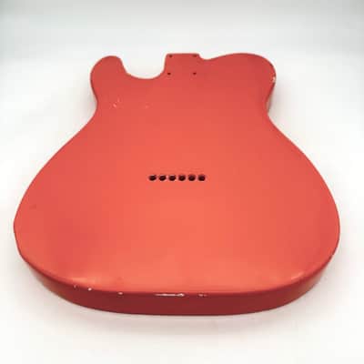 MJT Telecaster Body Alder Relic Nitro Faded Fiesta Light mjt6713 image 8