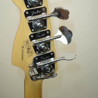 2005 Fender Tony Franklin Fretless Precision Bass, Ebony Fingerboard, Black w/ Case image 9