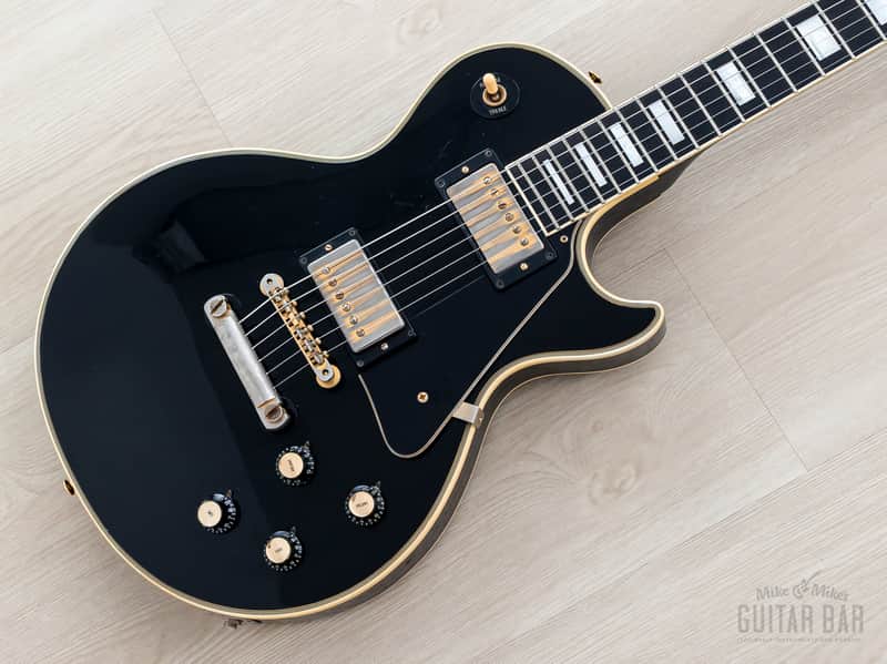 1973 Gibson Les Paul Custom Black Beauty Vintage Guitar w/ T Tops, Case image 1