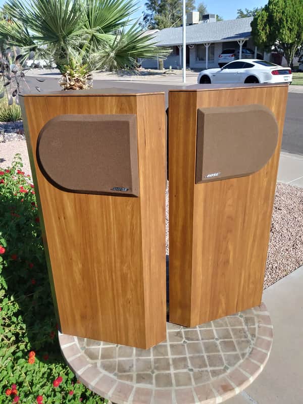 Bose 401 Direct/Reflecting Speaker Pair Original Blonde | Reverb