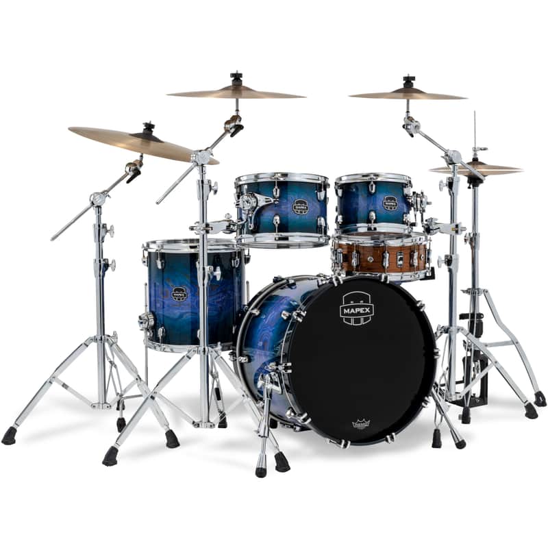 Mapex SR504XZXQ Saturn VI Cobalt Burst - Drum Shell Set image 1