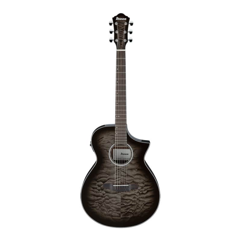 Ibanez AEWC16QA-TKH - Transparent Black Sunburst High Gloss image 1
