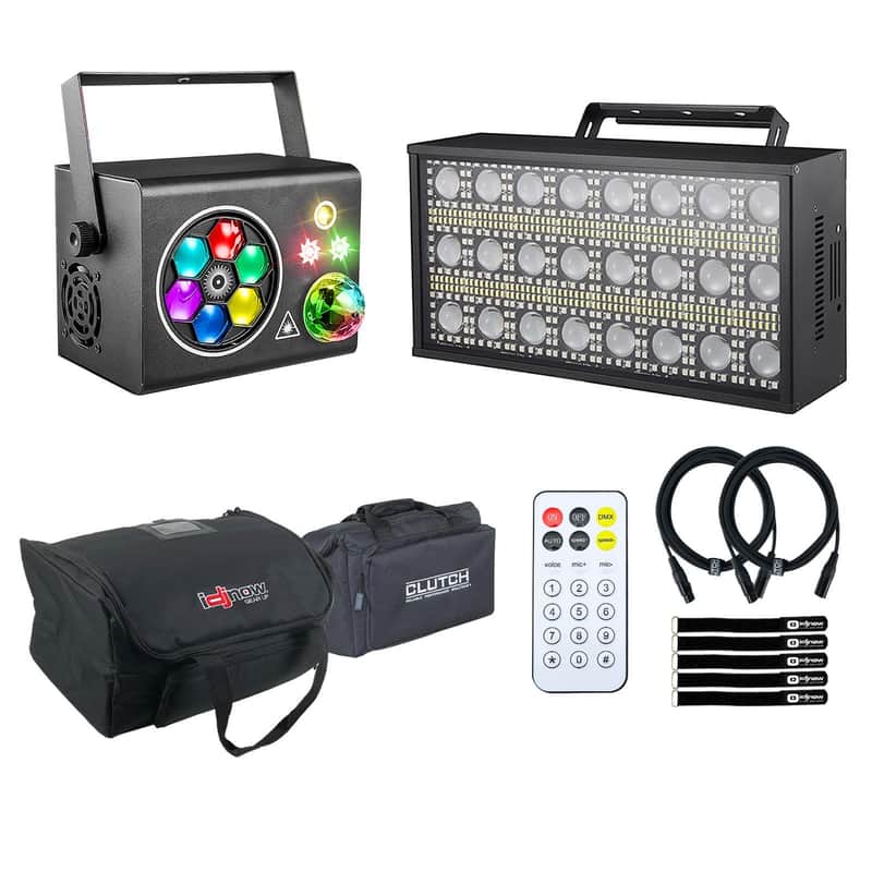 BEAM-BOX Light Box BEAM-FLASH Motion Strobe DMX LED DJ Stage Effect Fixtures Pack image 1