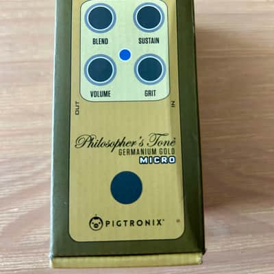 Pigtronix Philosopher's Tone Germanium Gold Micro Compressor Sustainer 2010s - with box image 10