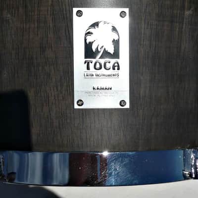 Toca Custom Deluxe Wood Bongo Set 7" and 8 .5" - Matte Grey Finish - PV MUSIC Drum Shop Inspected Tuned and Tested - Play / Sound Great - Excellent (Near Mint) Cosmetic Condition image 12