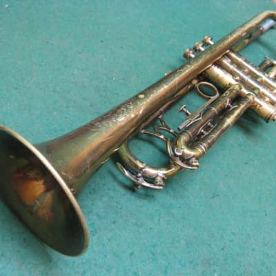 King Liberty Trumpet Bb/A 1945 - Reconditioned - Original Case & King M18 MP image 13