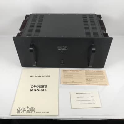Mark Levinson ML-9 Vintage Class AB₂ Amplifier image 1