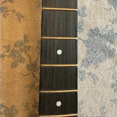 Telecaster Neck with tuners- maple w/pau ferro fretboard image 3