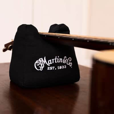 Martin - 18A0076 - Guitar Neck Rest - Black w/ White Logo image 1