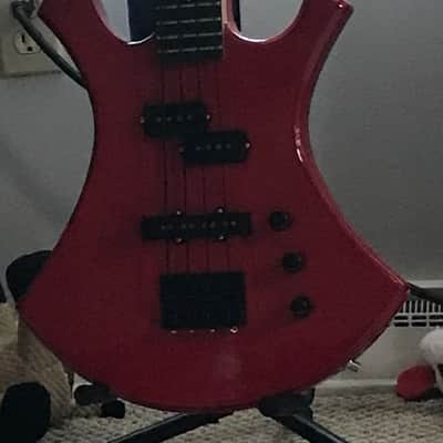 BC RICH. 90’s virgin bass guitar BC RICH VIRGIN 90 - Translucent Red image 3