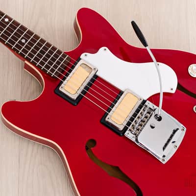 1968 Kay Clermont S667 Vintage Hollowbody Guitar Near-Mint, Valco-Made w/ "Power Tone" Gold Foils, Case image 7