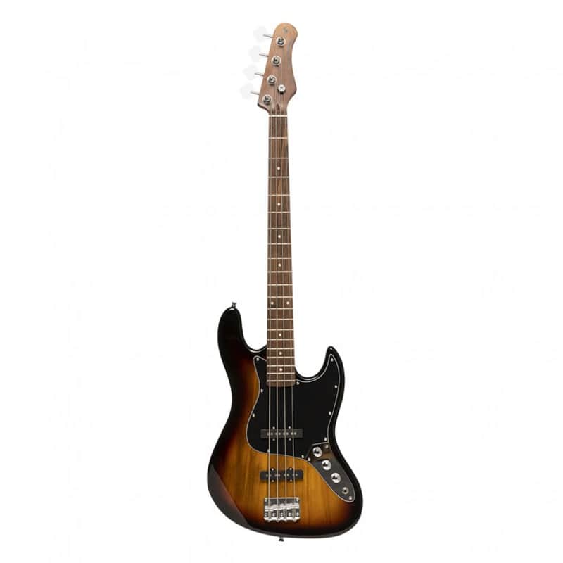 Stagg SBJ-30 SNB Standard "J" Paulownia Body Roasted Maple Neck 4-String Electric Bass Guitar image 1