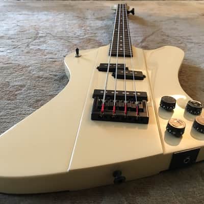 B.C. Rich Custom USA Bass 1990's? White Super Rare image 7