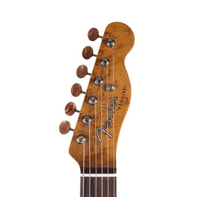 Fender Custom Shop Artisan Buckeye Double Esquire NOS - Aged Natural image 6