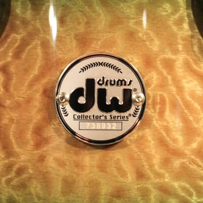 DW Collector's Series SSC Maple Exotic Moabi 5pcs Drum Set - New! image 5