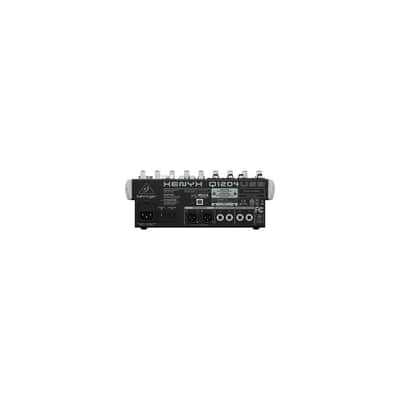 Behringer Xenyx Q1204USB Premium 12-Input 2/2-Bus Mixer with Xenyx Mic Preamps & Compressors, Wireless Option and USB/Audio Interface image 5