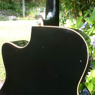 Alvarez Yairi WY-1BK Bob Weir Signature 1995 - Black (Made in Japan) with SKB Hard Case image 8
