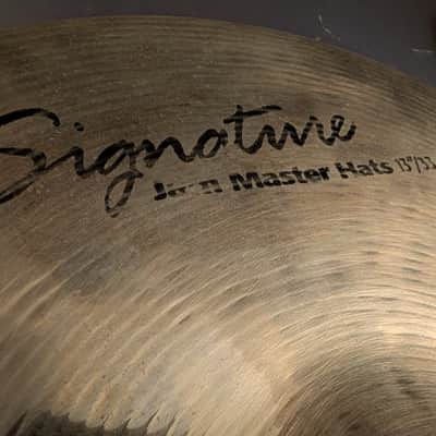 13" Sabian HH Signature Hi Hat Pair Cymbal Set Hats David Garibaldi 2000s - Brilliant Shiny image 8